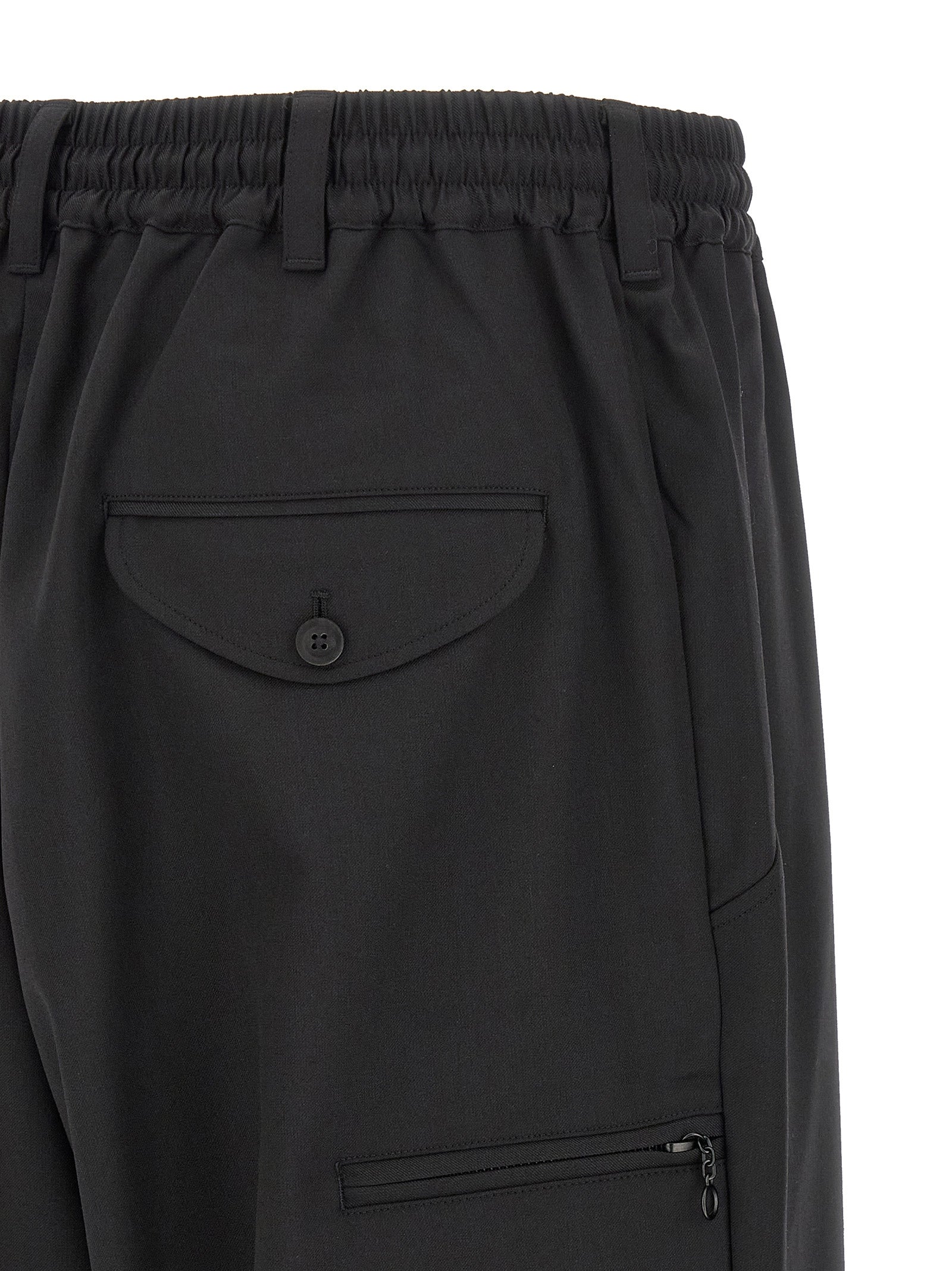 Comfortable Wool Wide-Leg Drawstring Pants for Everyday Wear