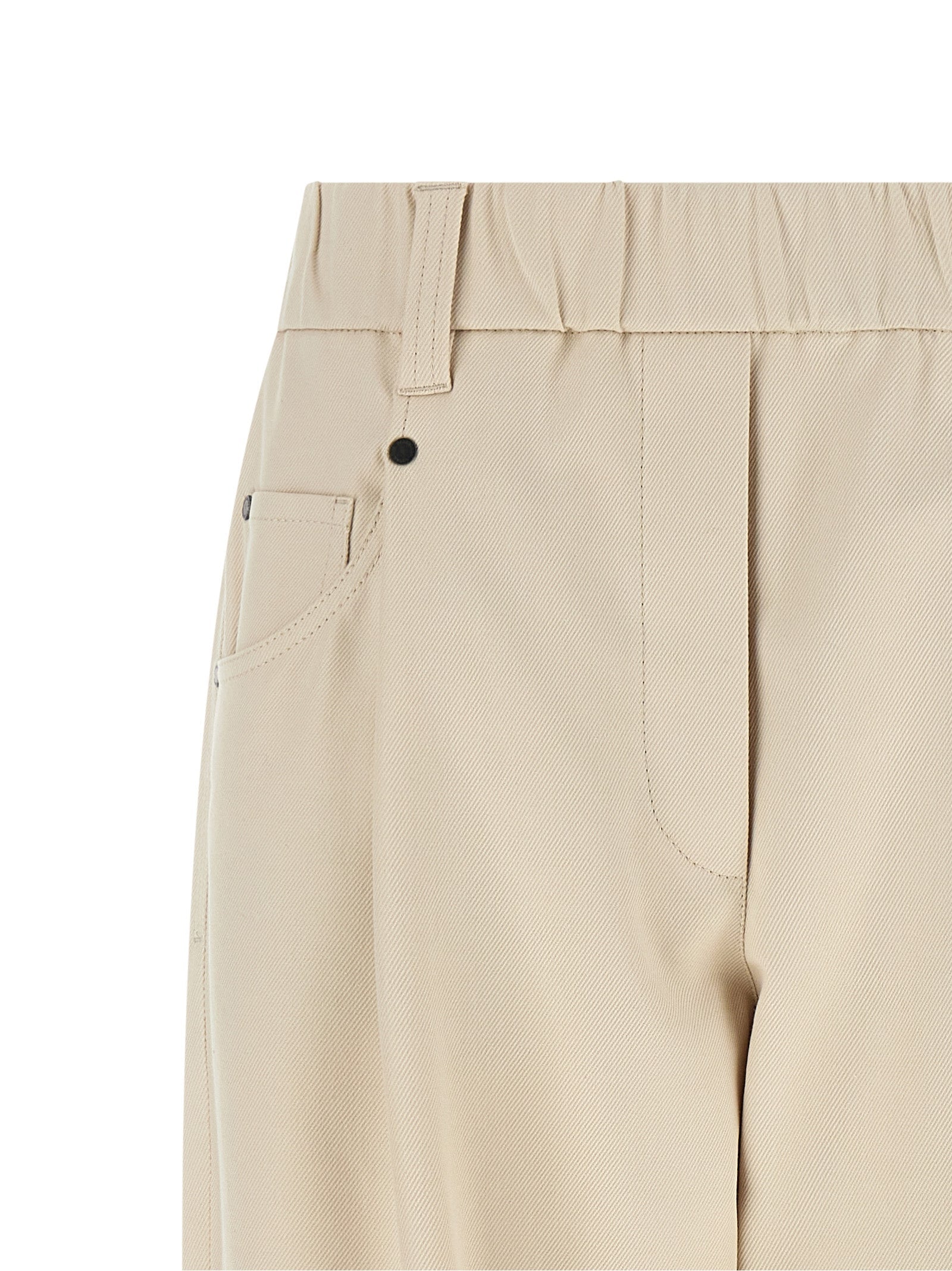 Cotton Baggy Pull-On Pants for Comfort