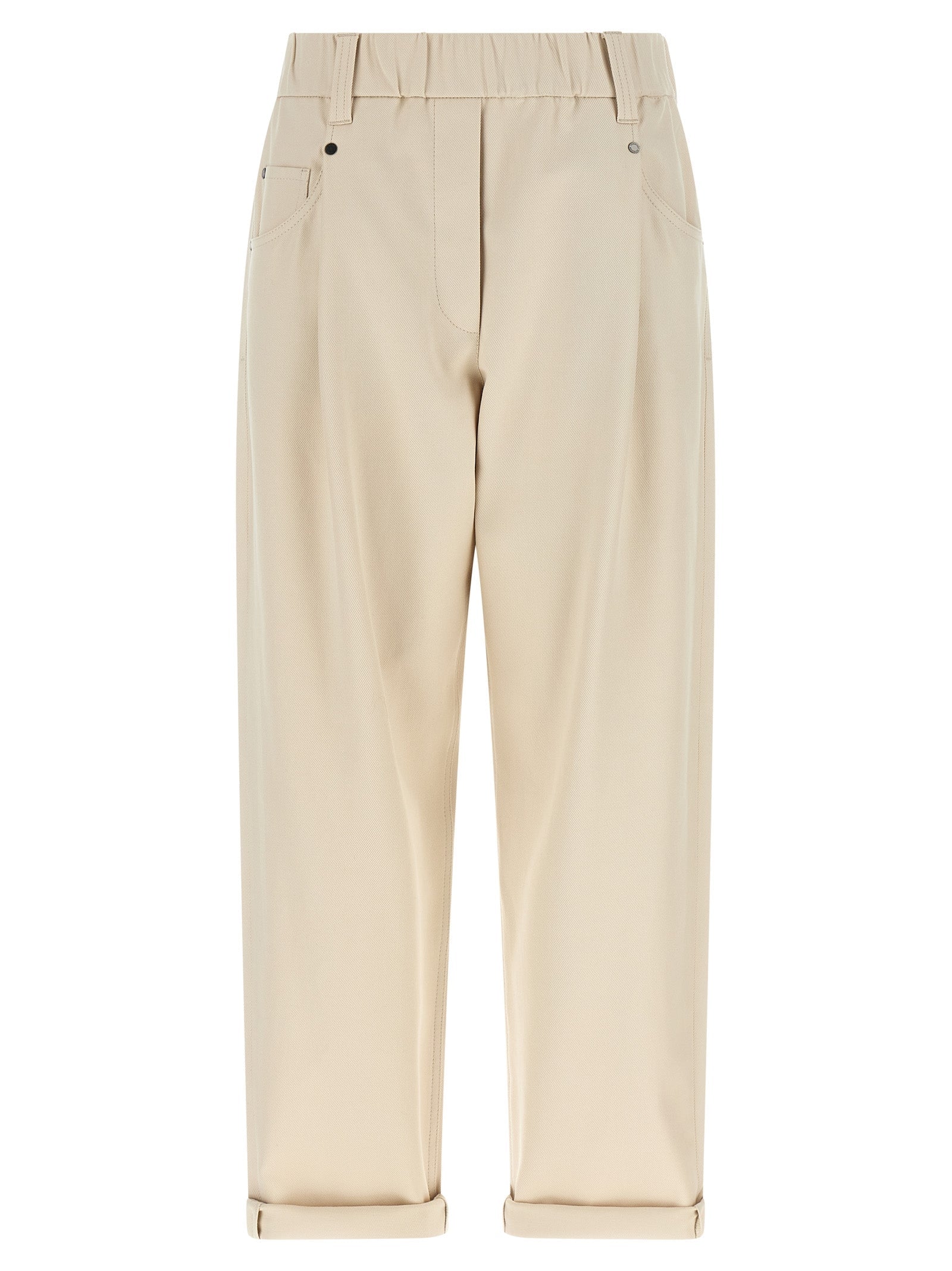Cotton Baggy Pull-On Pants for Comfort