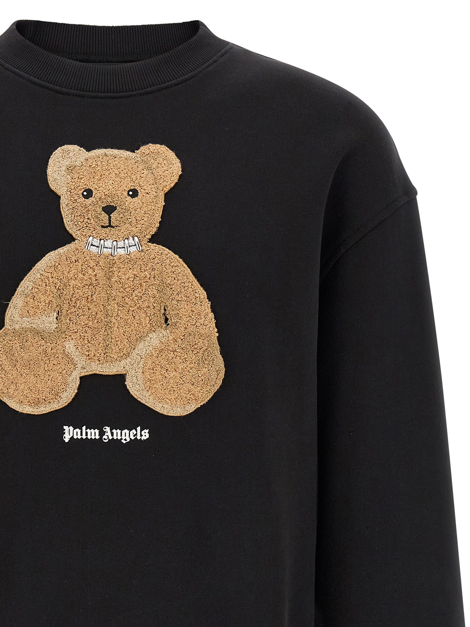 Cotton Bear Patch Sweatshirt for Comfort