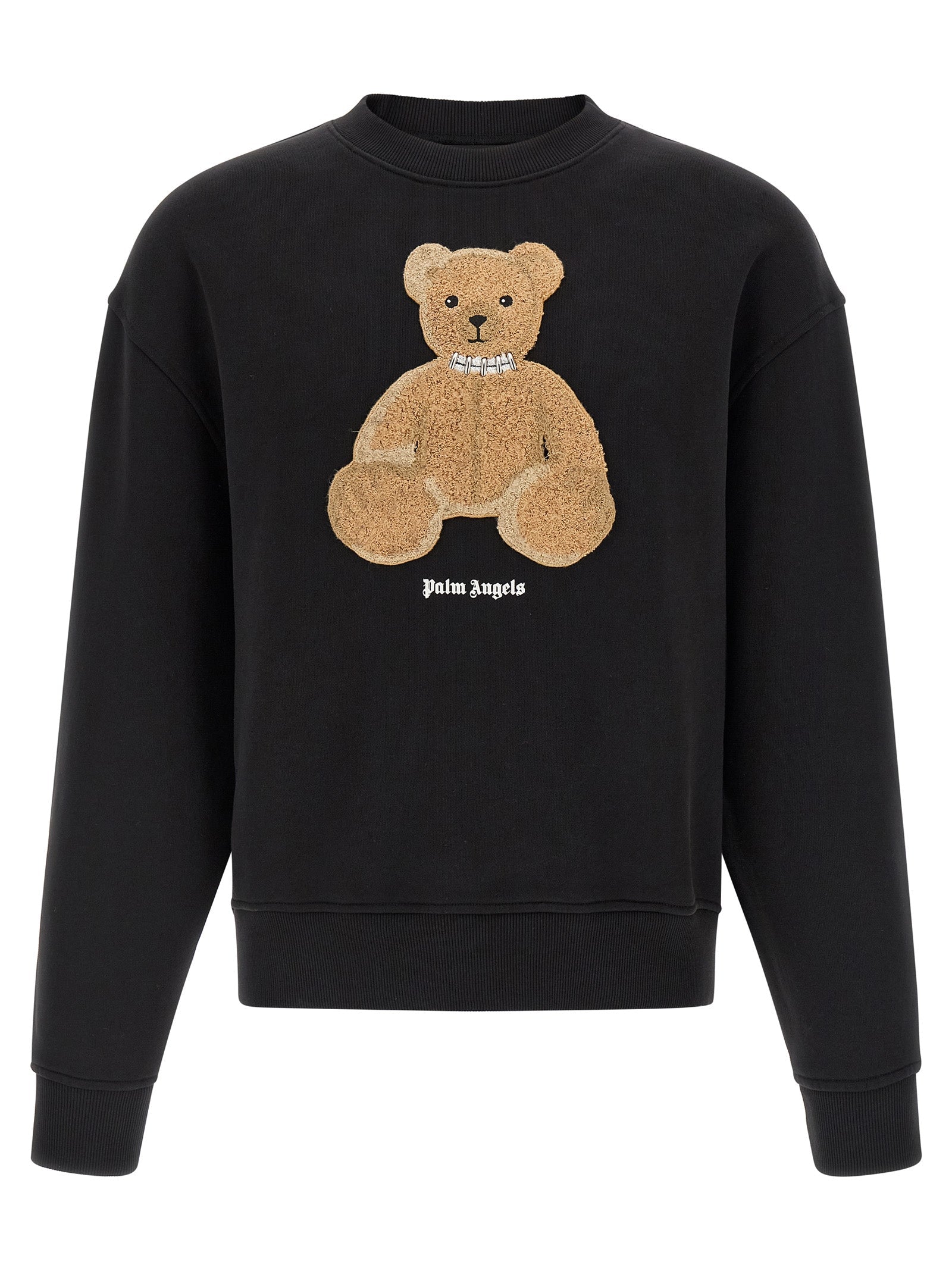 Cotton Bear Patch Sweatshirt for Comfort