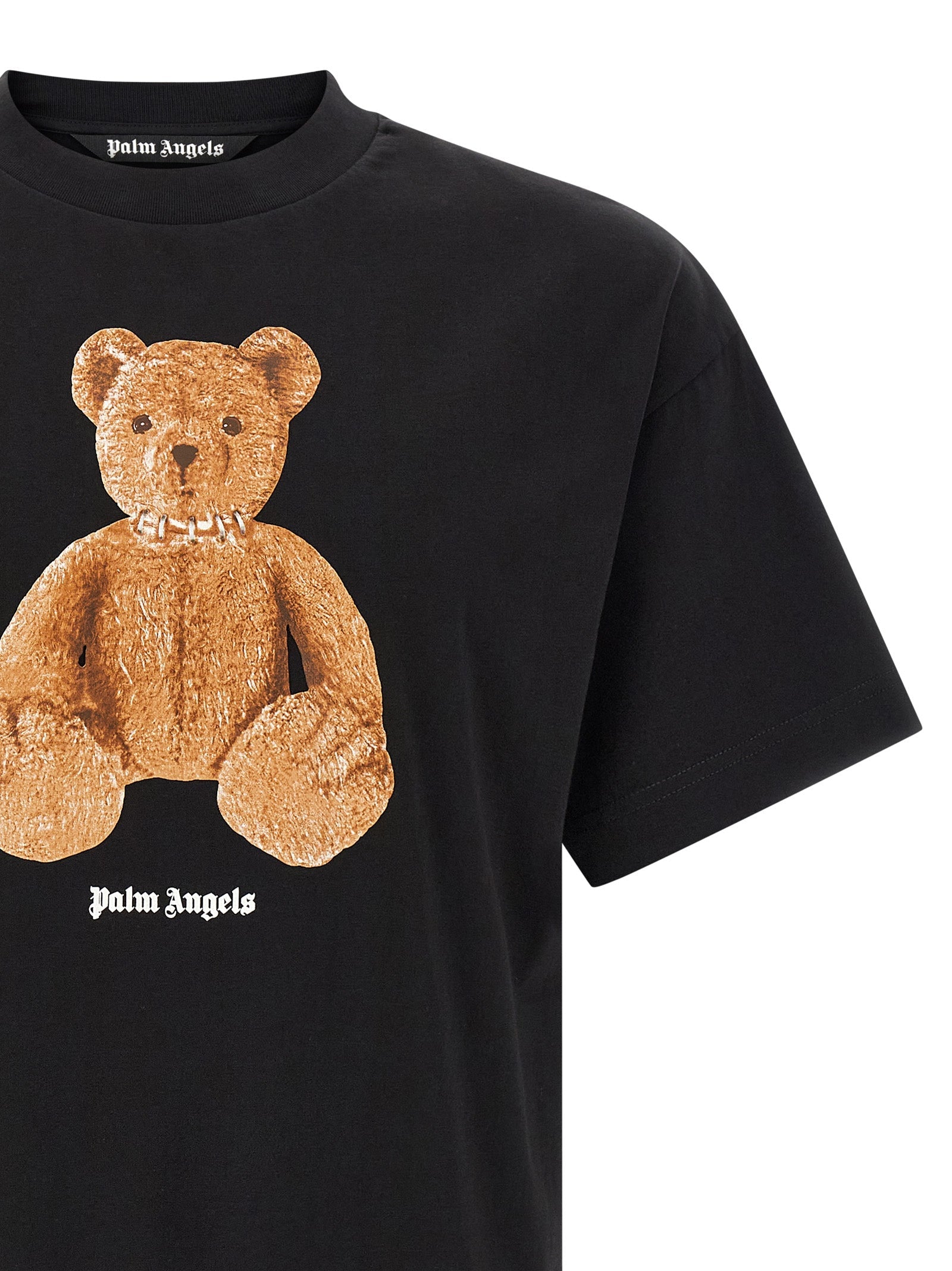 Cotton Bear Print T-Shirt for Comfort