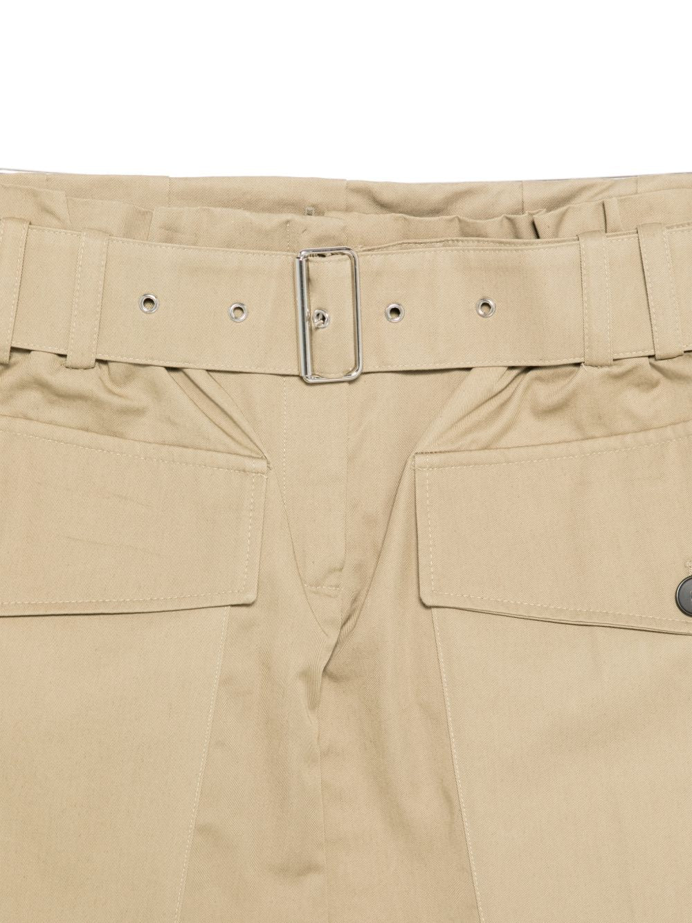 Cotton Blend Skirt with Button Detail for Breathable Comfort