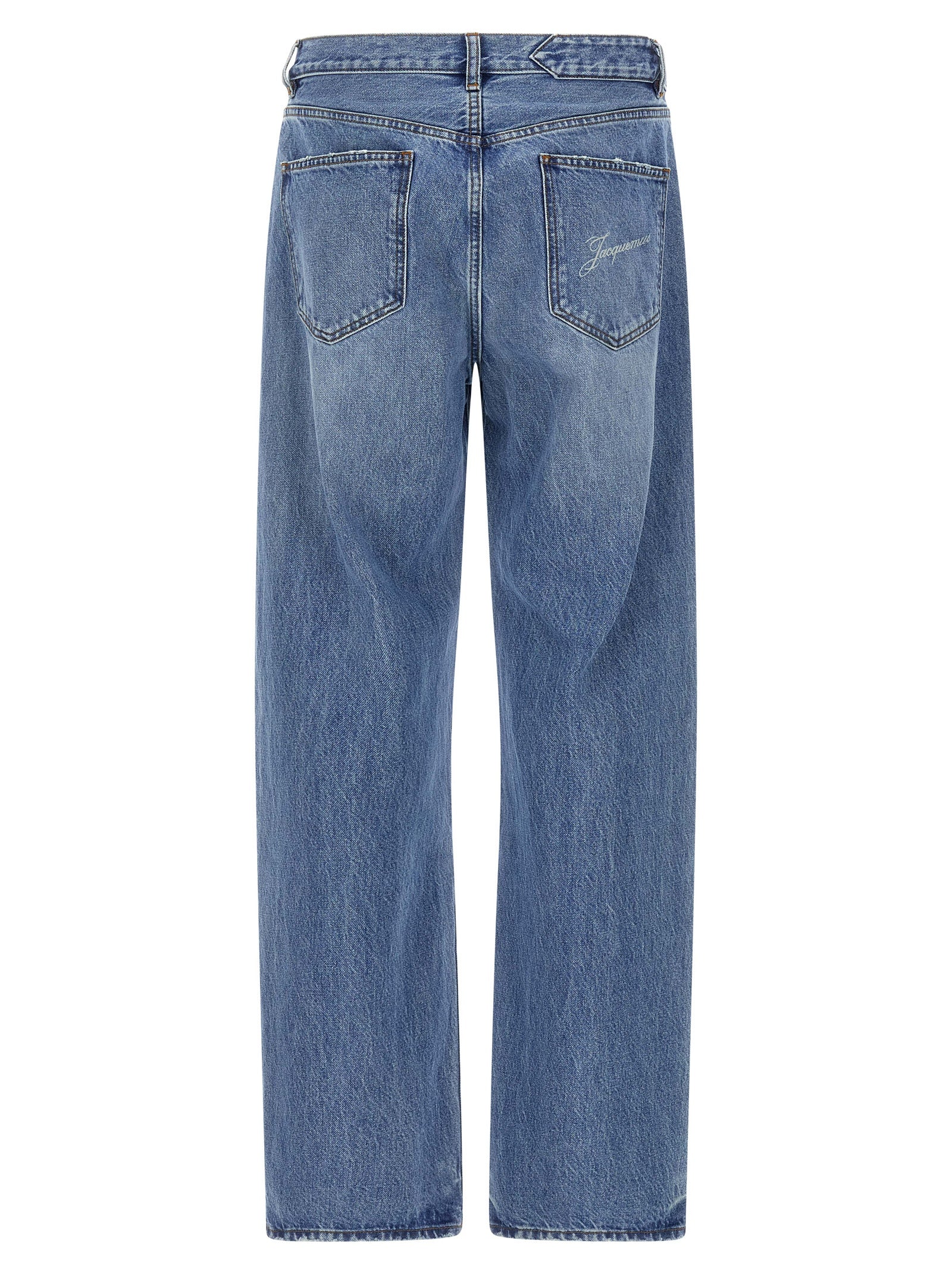 Cotton Denim Straight Jeans for Everyday Comfort