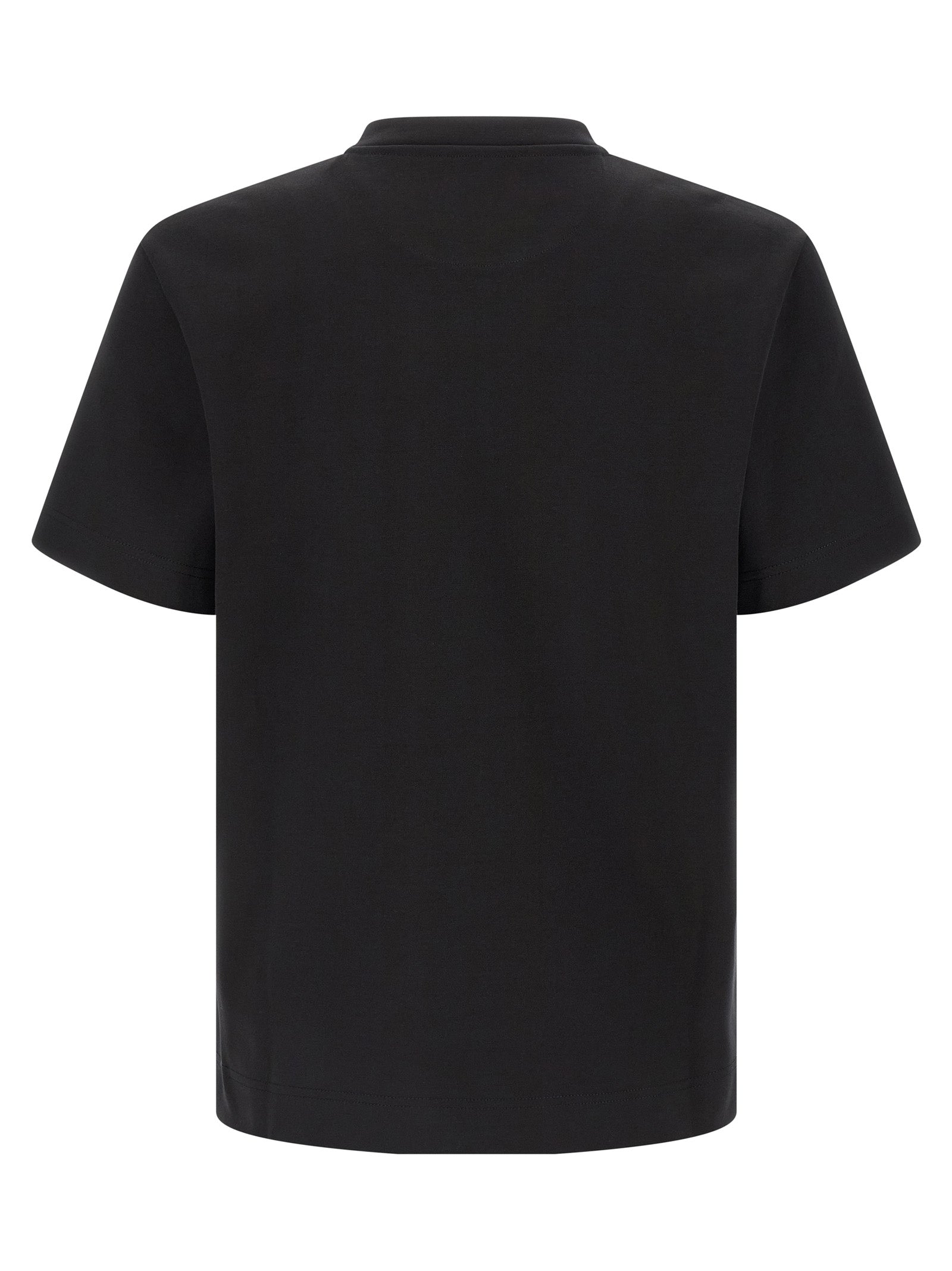 Cotton Embroidered Crew Neck T-Shirt for Everyday Comfort