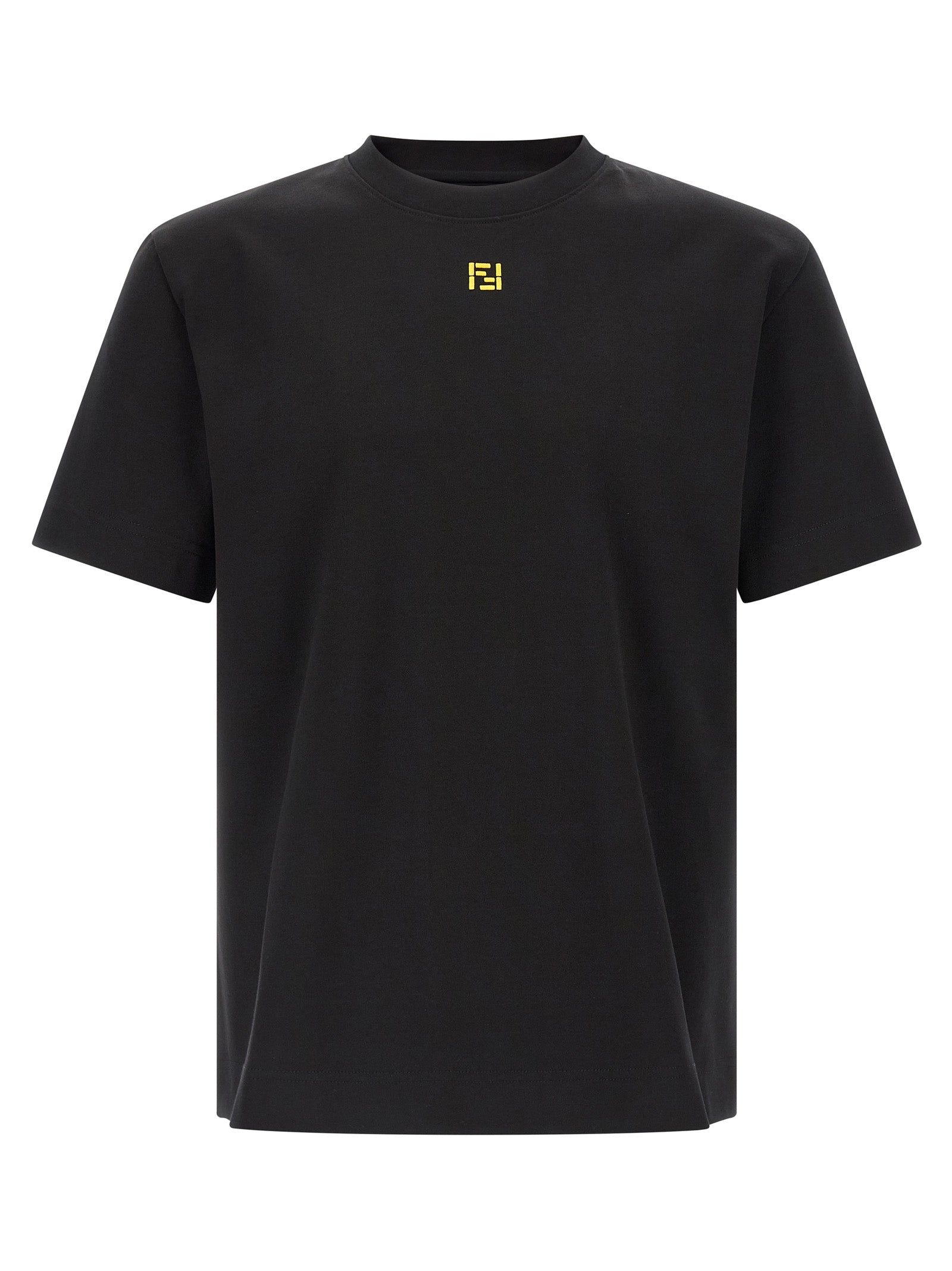 Cotton Embroidered Crew Neck T-Shirt for Everyday Comfort