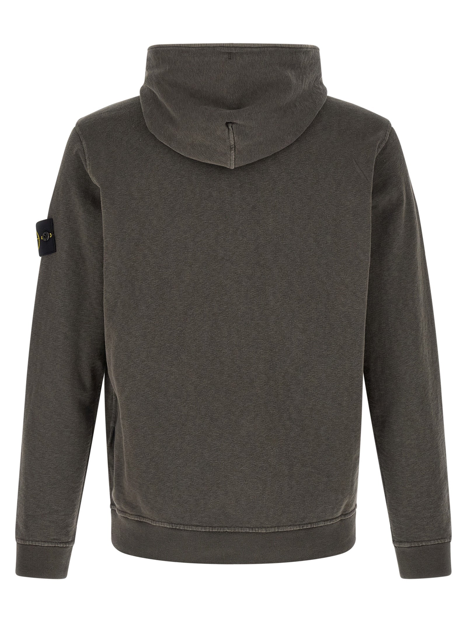 Cotton Hoodie with Flamed Effect for Everyday Comfort
