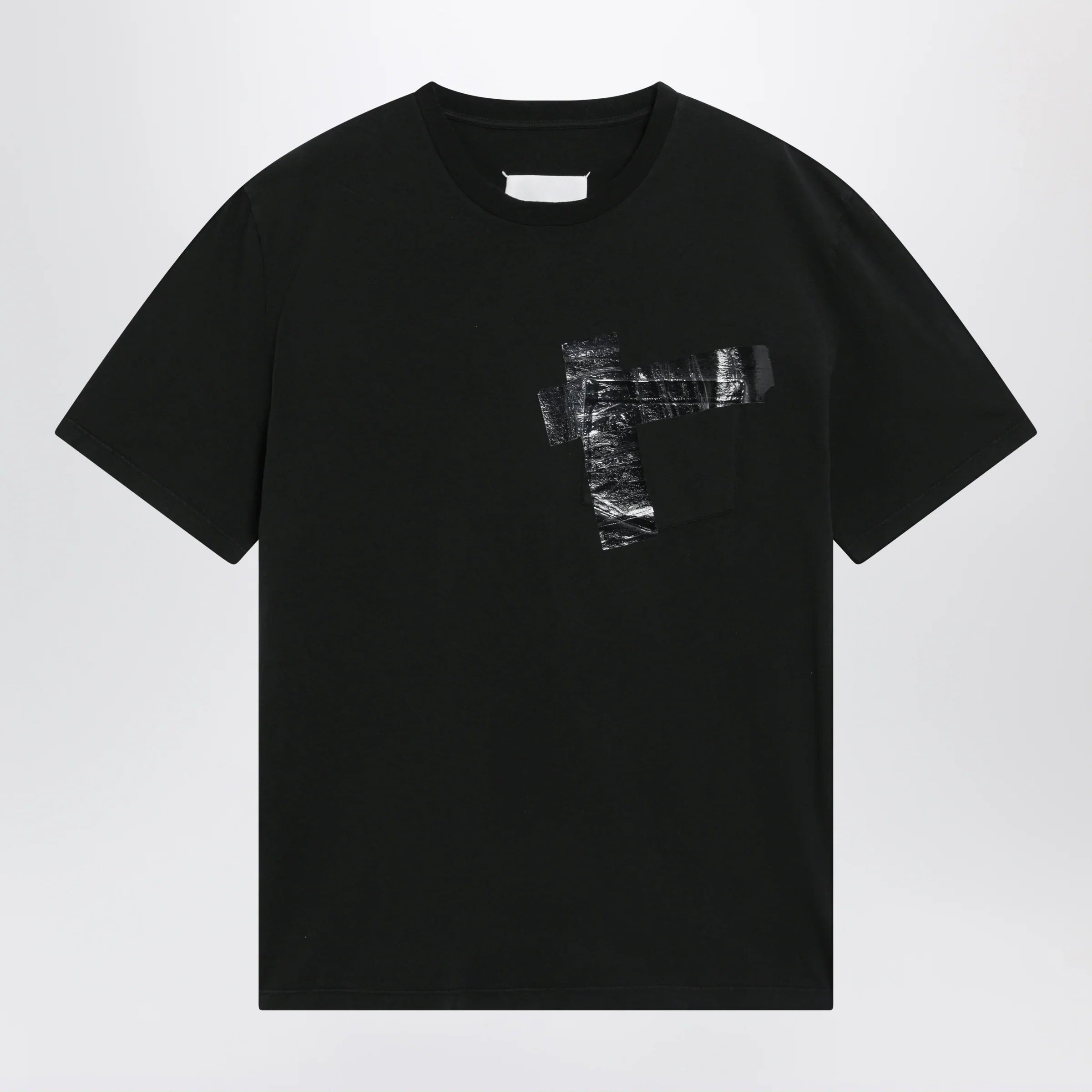 Cotton Jersey Black T-Shirt for Everyday Comfort