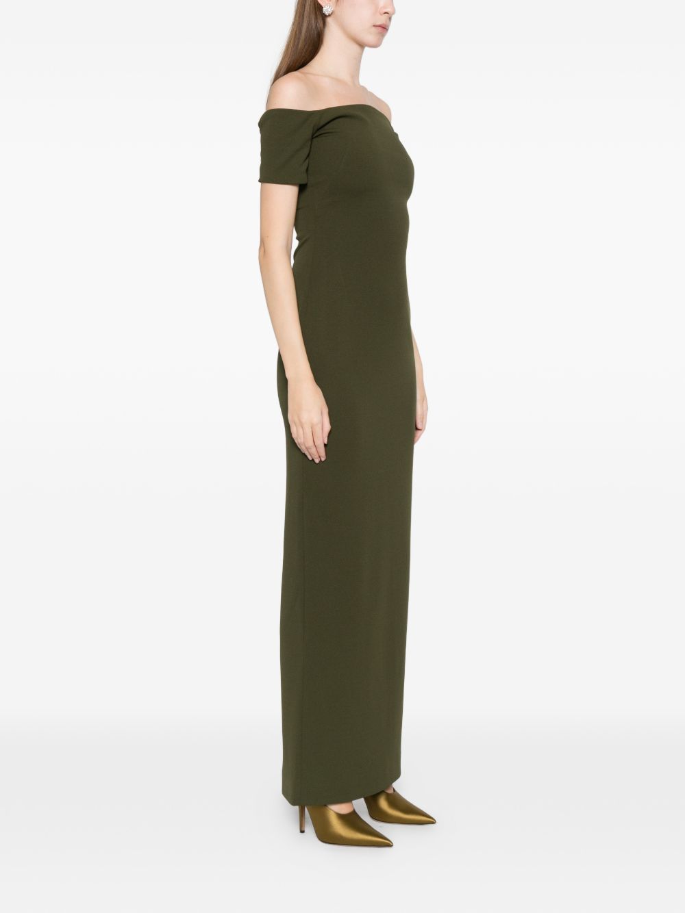 Cotton Off-Shoulder Maxi Dress for Summer Comfort