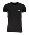 Crew Neck Short‑Sleeve T‑Shirt w/ Printed Logo - Black