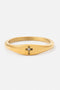 Cross Gemstone Ring