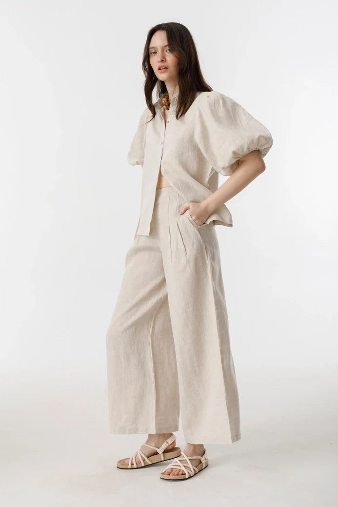 Culotte Pants - Natural
