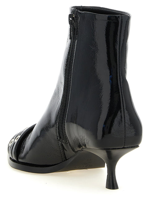 Ganni Buckle Ankle Boots