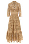 Elie Saab Floral Macramé Dress