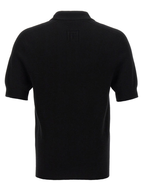 Balmain Label Polo Shirt