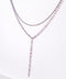 BEADED Y NECKLACE