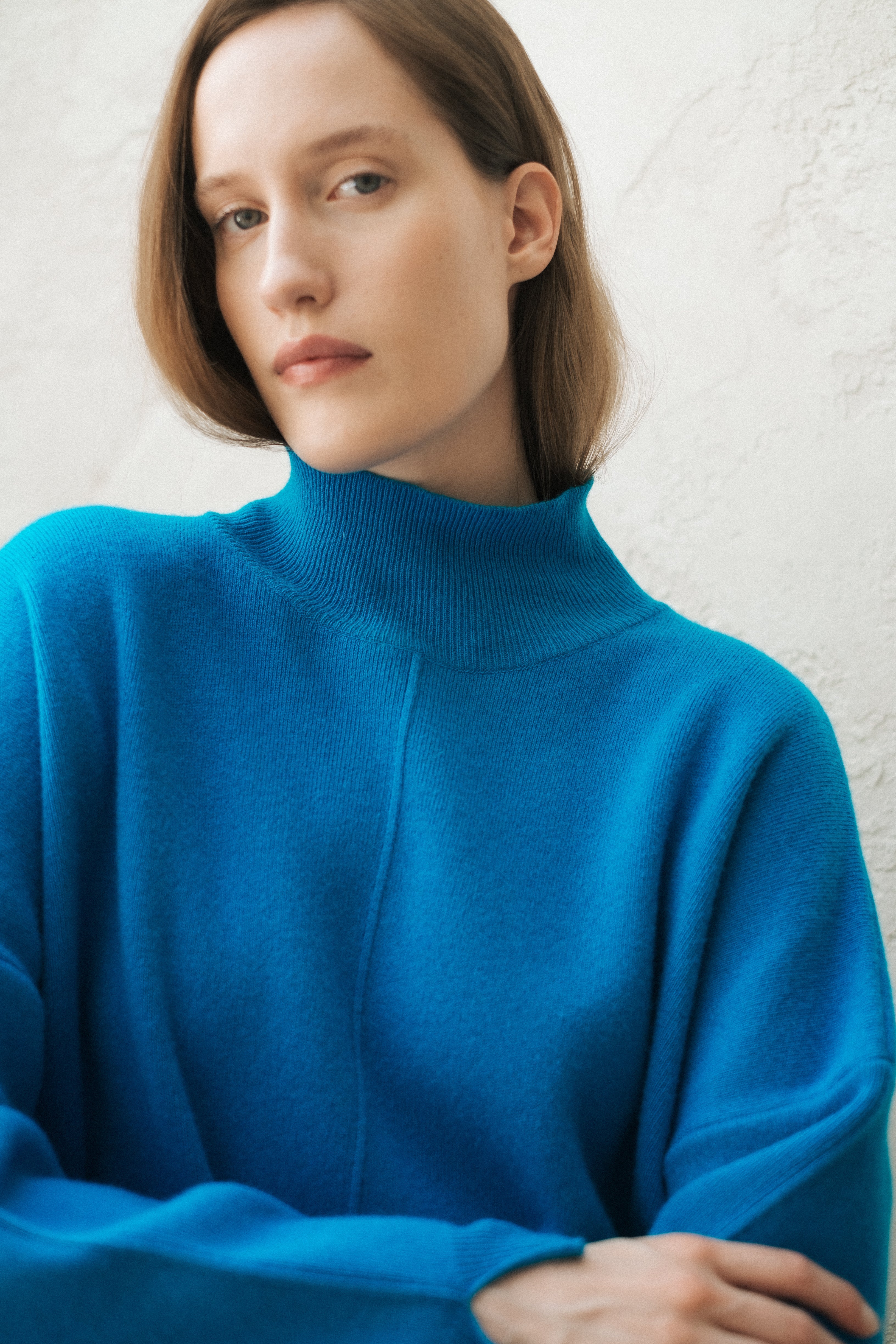Cashmere Mix Maxi Turtleneck