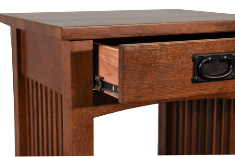 Mission 1 Drawer Spindle End Table (Pre-Order Micheal's Cherry Only)