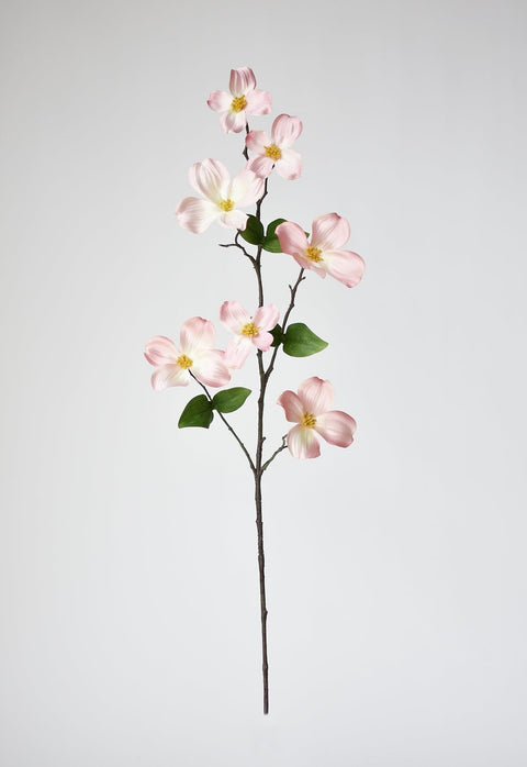 29" Faux Dogwood Branch Stem Blush