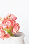 10.5" Faux Light Pink Ranunculus Stem Bundle