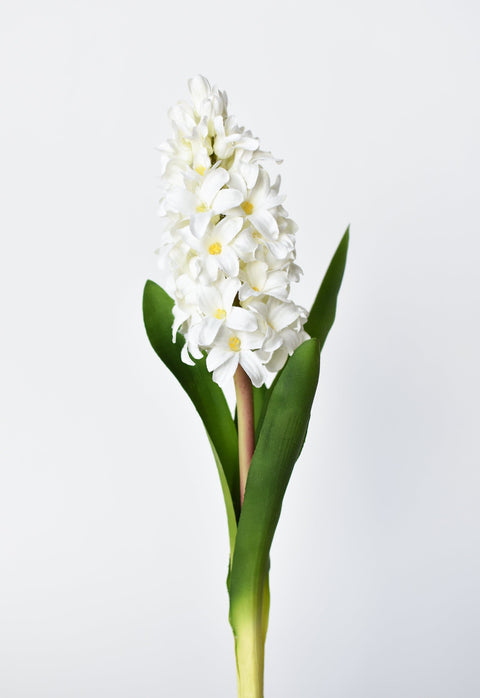 12.5" Faux White Hyacinth Stem