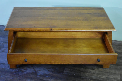 Mission Crofter Style 1 Drawer Coffee Table - Model A32