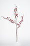 29" Faux Iced Red Berry Stem