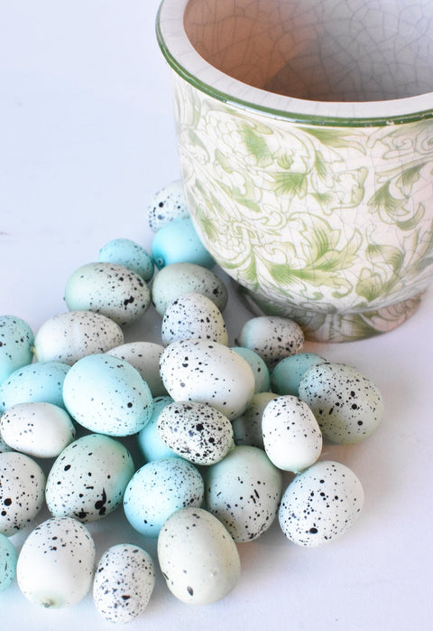 Plastic Blue Eggs Assortment (36 PCS)