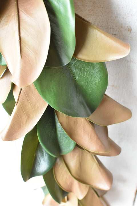 60" Deluxe Faux Magnolia Garland