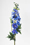 35" Faux Blue Violet Delphinium Stem