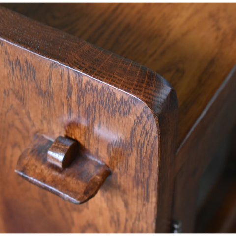 Mission Oak 3 Door Console - Michael's Cherry (MC1)