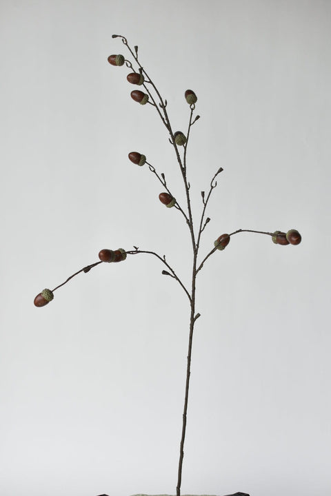 40" Faux Acorns on Branch