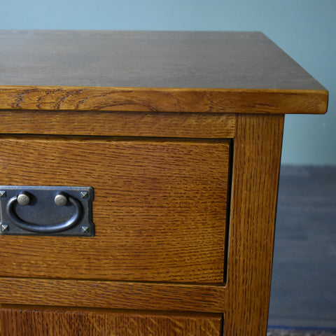 Mission Quarter Sawn Oak 1 Door/Drawer Nightstand Michael Cherry-MC-A