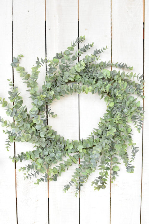 28" Faux Eucalyptus Wreath