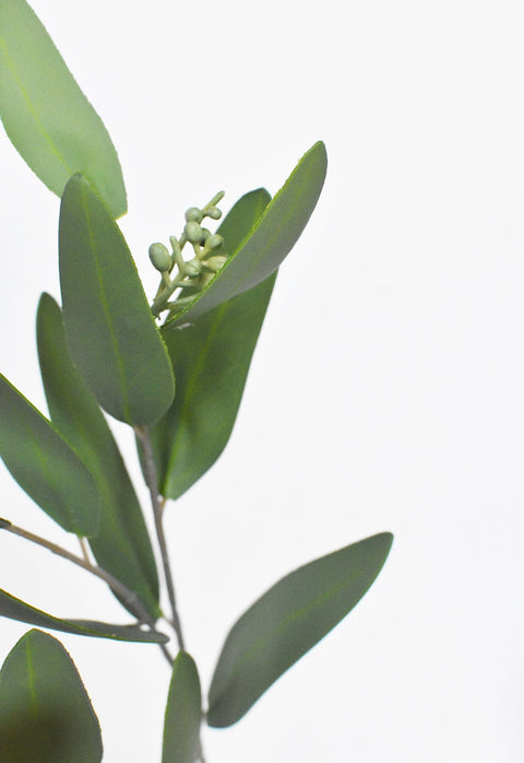 31" Faux Eucalyptus Leaf Stem