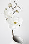 19" Faux Magnolia Stem White