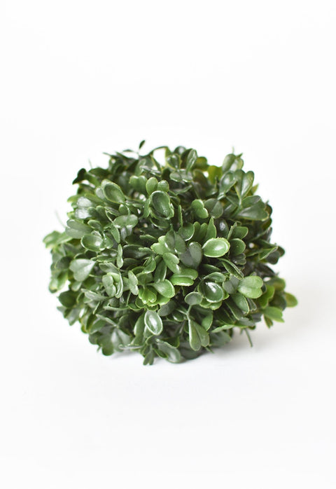 4" Faux Boxwood Ball