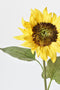 25" Faux Sunflower Stem Yellow
