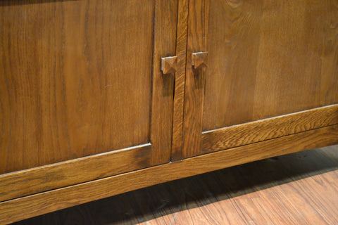 Pre-Order Mission Buffet Cabinet with Mirror - Dark - 50"