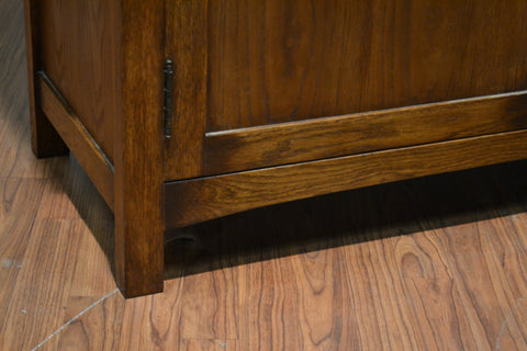 Pre-Order Mission Buffet Cabinet with Mirror - Dark - 50"