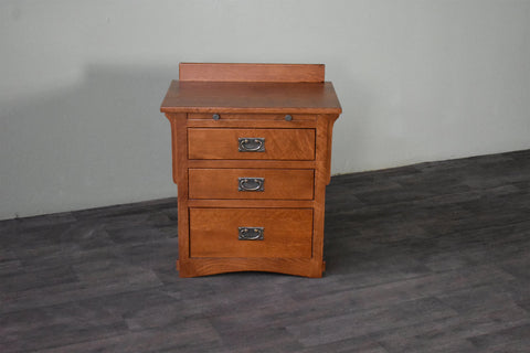 Pre-Order Mission Crofter 3 Drawer Nightstand - Michael's Cherry (MC-A)