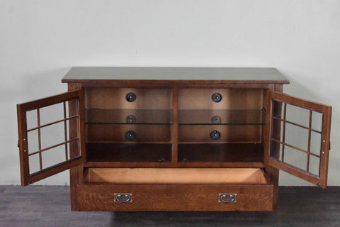 Mission Quarter Sawn Oak 48" TV Stand - Walnut