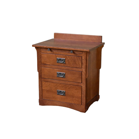 Pre-Order Mission Crofter 3 Drawer Nightstand - Michael's Cherry (MC-A)