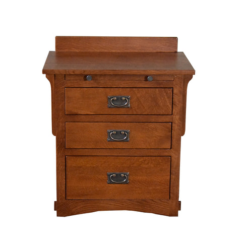 Pre-Order Mission Crofter 3 Drawer Nightstand - Michael's Cherry (MC-A)