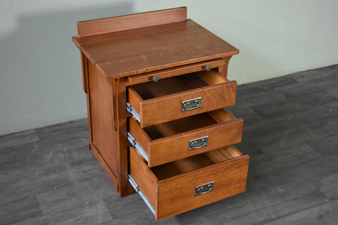 Pre-Order Mission Crofter 3 Drawer Nightstand - Michael's Cherry (MC-A)