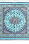 Fine Kashan 100% Silk Oriental Rug 8' 2" x 11' 2"