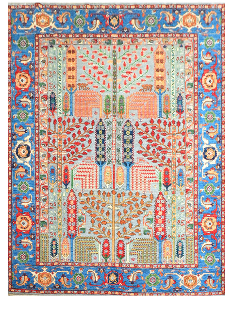 Bakhtiar 100% Wool Oriental Rug, size 8'1" x 10'