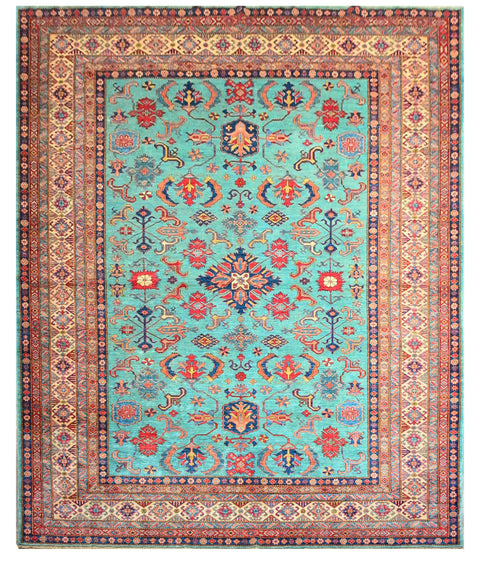 Kazak 100% Wool Large Rug 10' x 13'