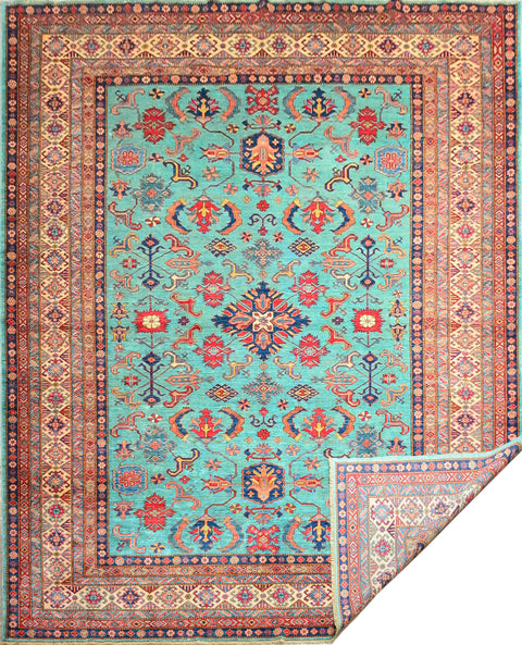 Kazak 100% Wool Large Rug 10' x 13'