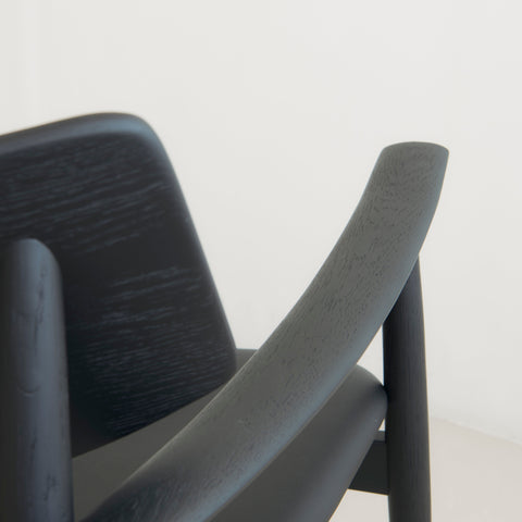 Isabella Mid Century Leisure Chair made with American Solid Oak